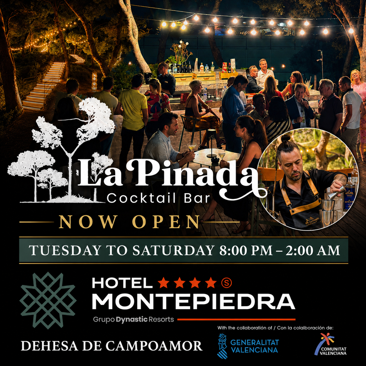 Montepiedra Hotel - La Pinada Cocktail Bar