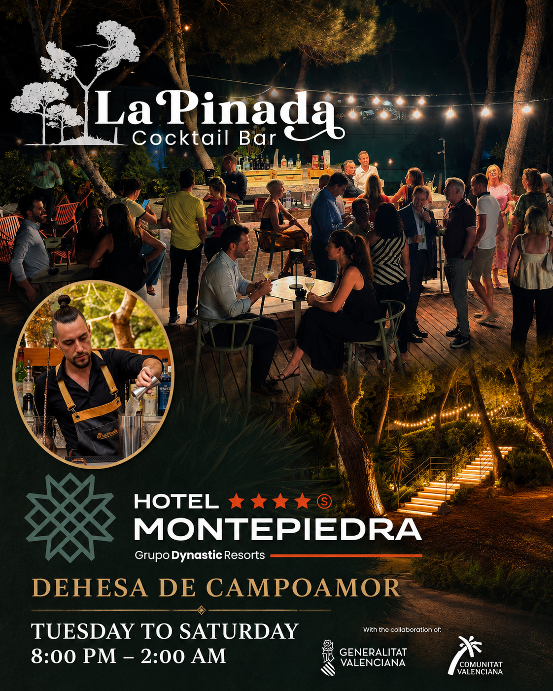 Montepiedra Hotel - La Pinada Cocktail Bar