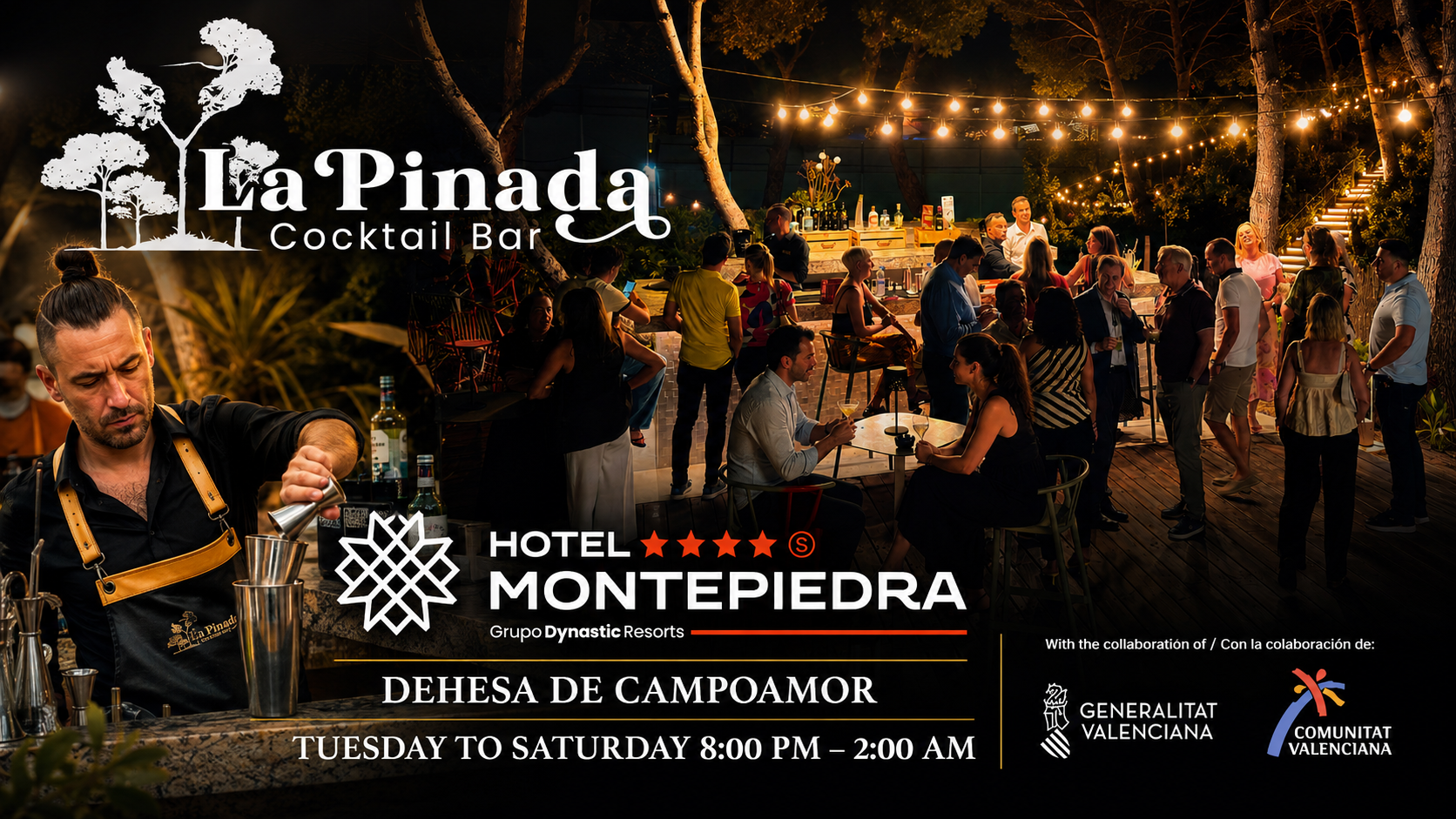 Montepiedra Hotel - La Pinada Cocktail Bar