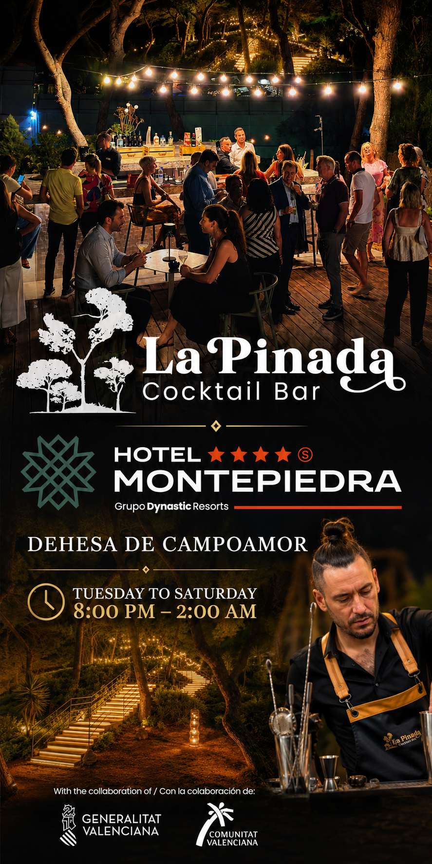 Montepiedra Hotel - La Pinada Cocktail Bar