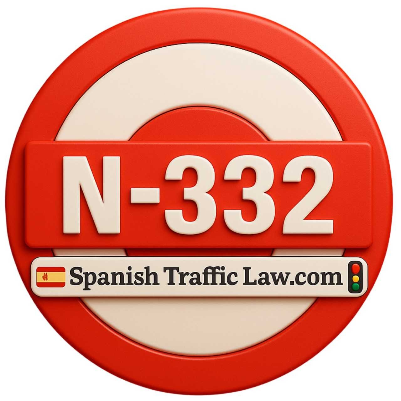 N332 Spanish Traffic Law Logo
