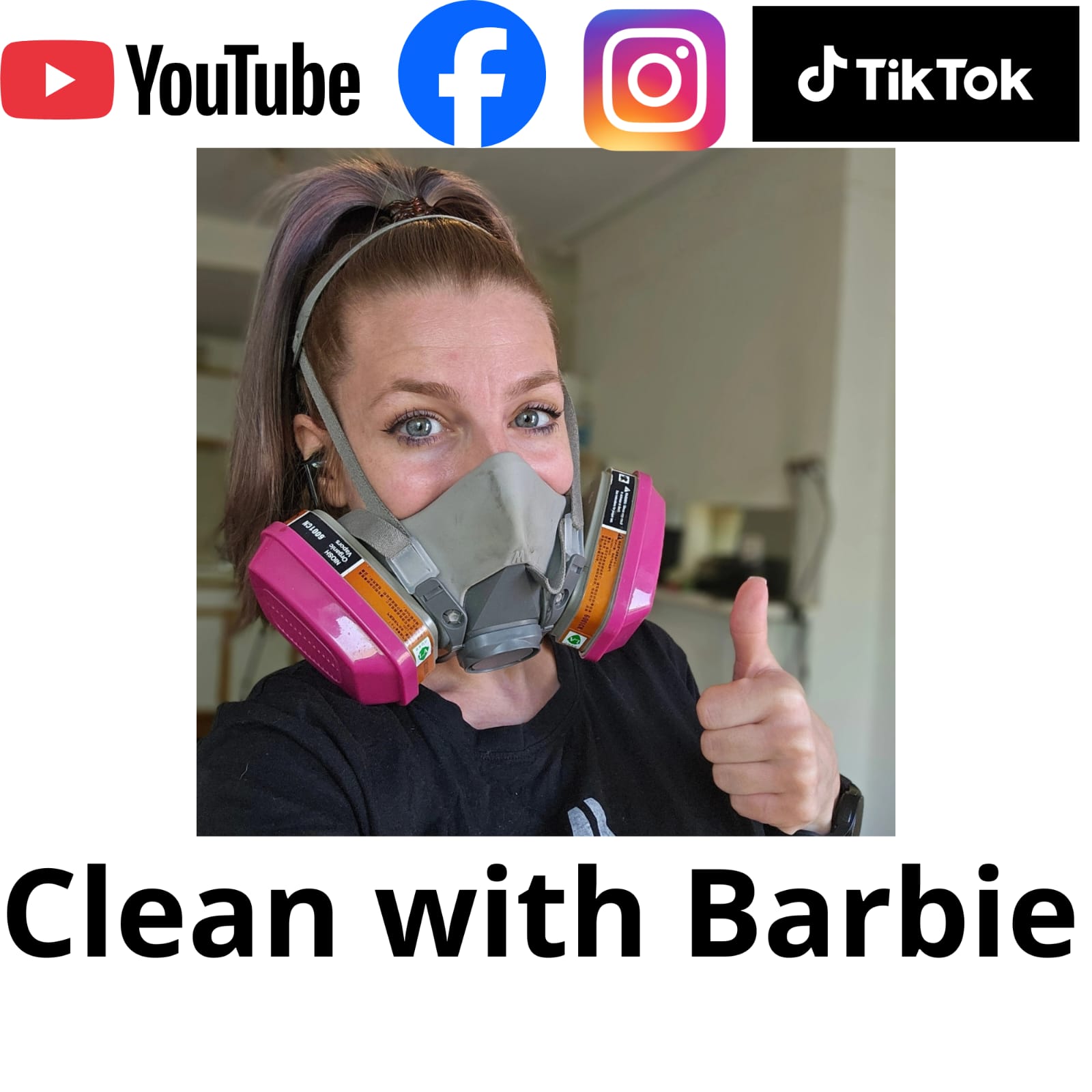 Clean with Barbie Logo